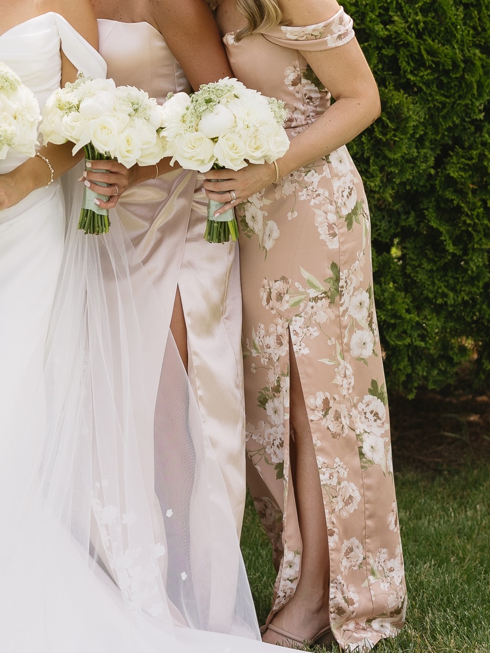 Jenny Yoo Sawyer Gown Verona floral chai print - Picture 3 of 4